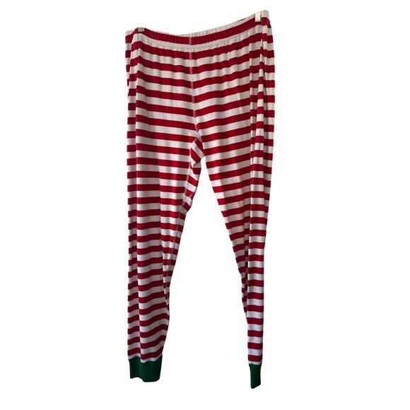 Hanna Andersson Red & White Stripe Pajama Pants Size XL - Picture 1 of 5